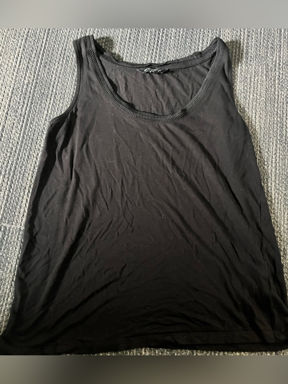 Banana Republic Black Scoop Neck Tank Top